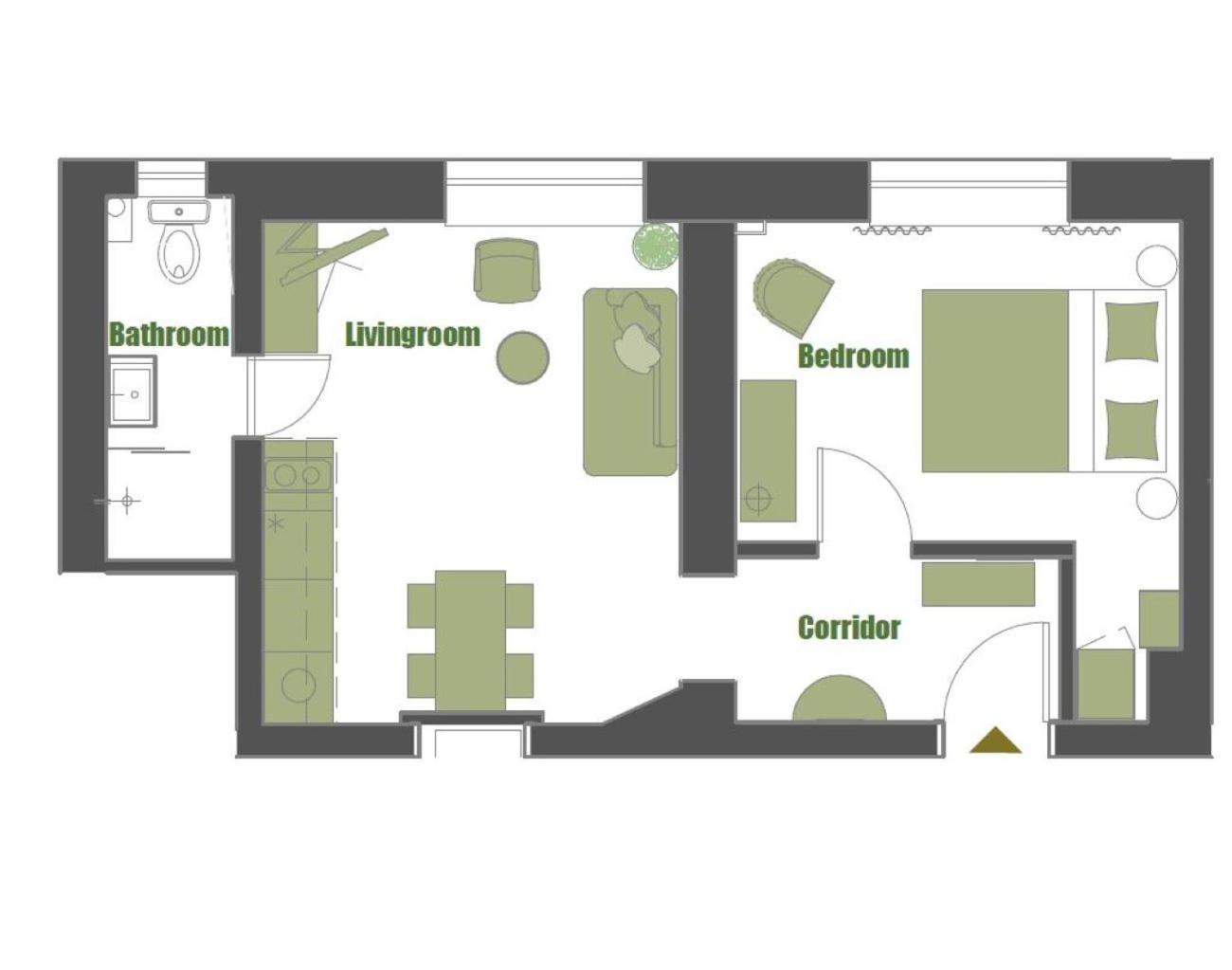 Artiesta - 5 Apartments 소피아 객실 사진