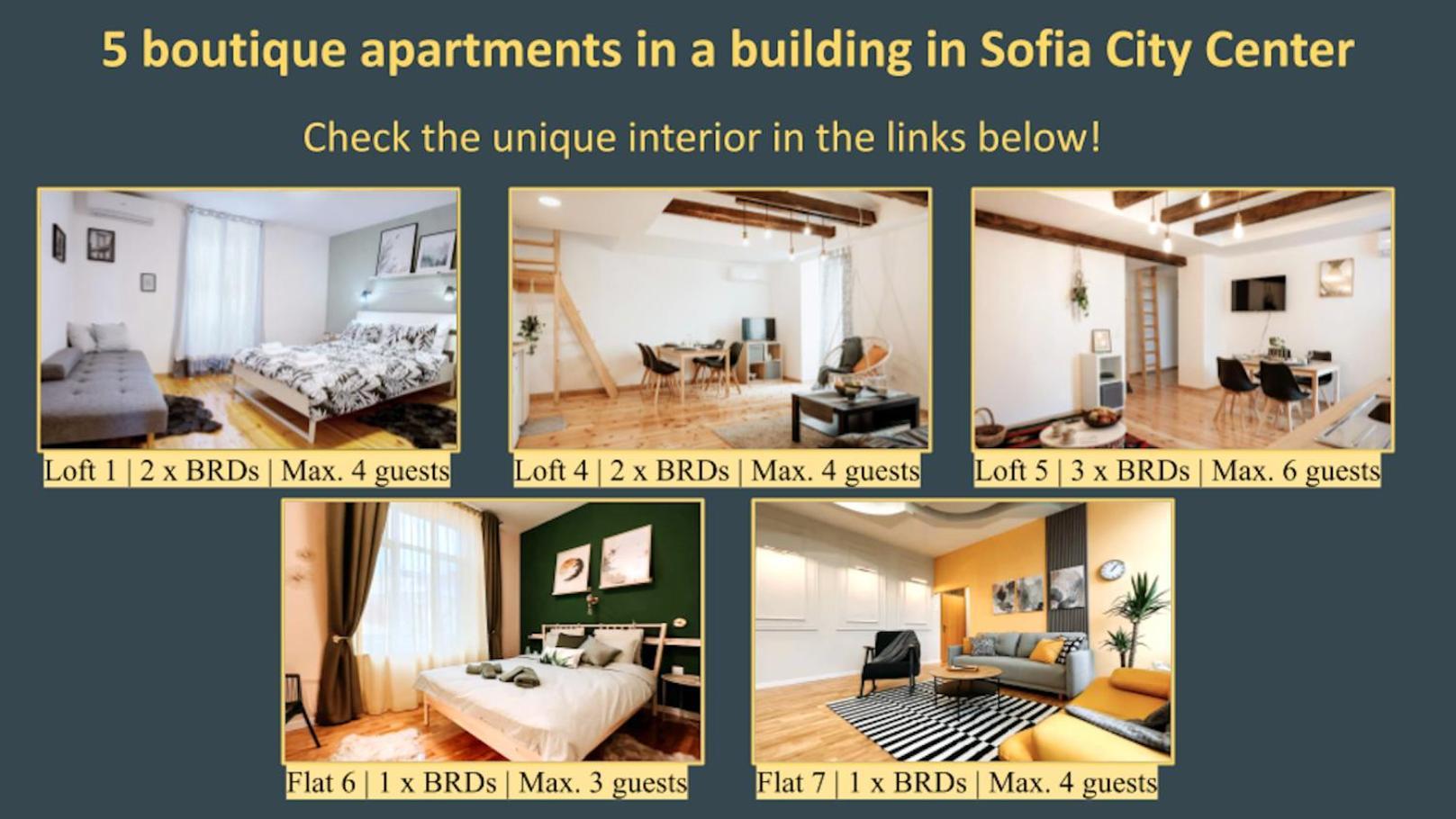 Artiesta - 5 Apartments 소피아 외부 사진